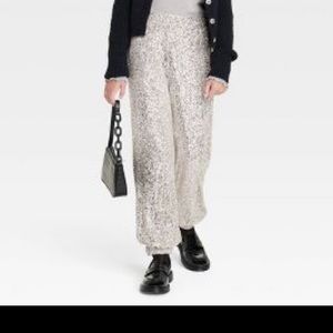 Art class, sequin joggers with pockets